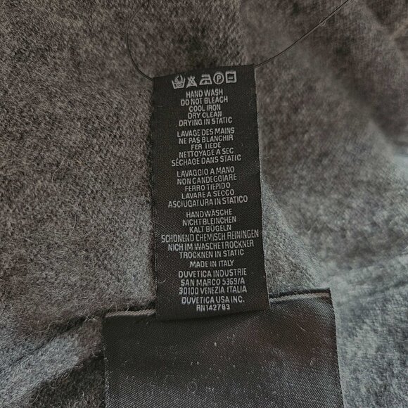 DUVETICA GRAY NIMUE TURTLENECK CASHMERE SWEATER (40) - Picture 7 of 8